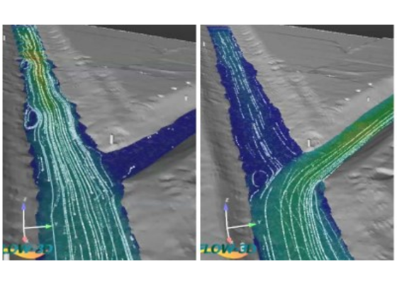 Numerische Untersuchungen zu den Einschwimmsperren