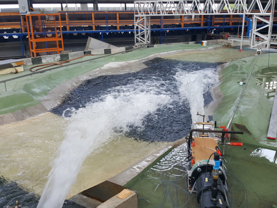 Auslässe Hochwasserentlastungsanlage