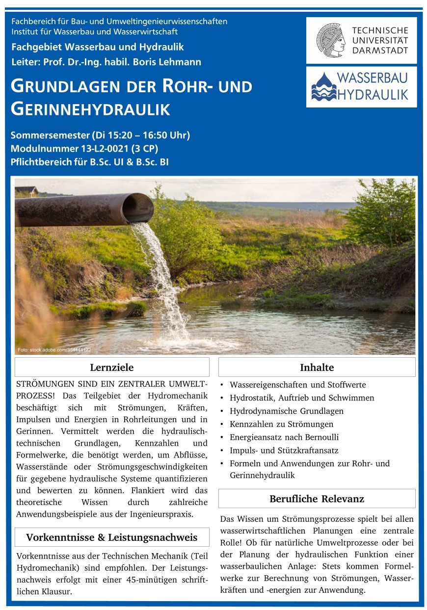 Poster Grundl Rohr und Gerinnehy